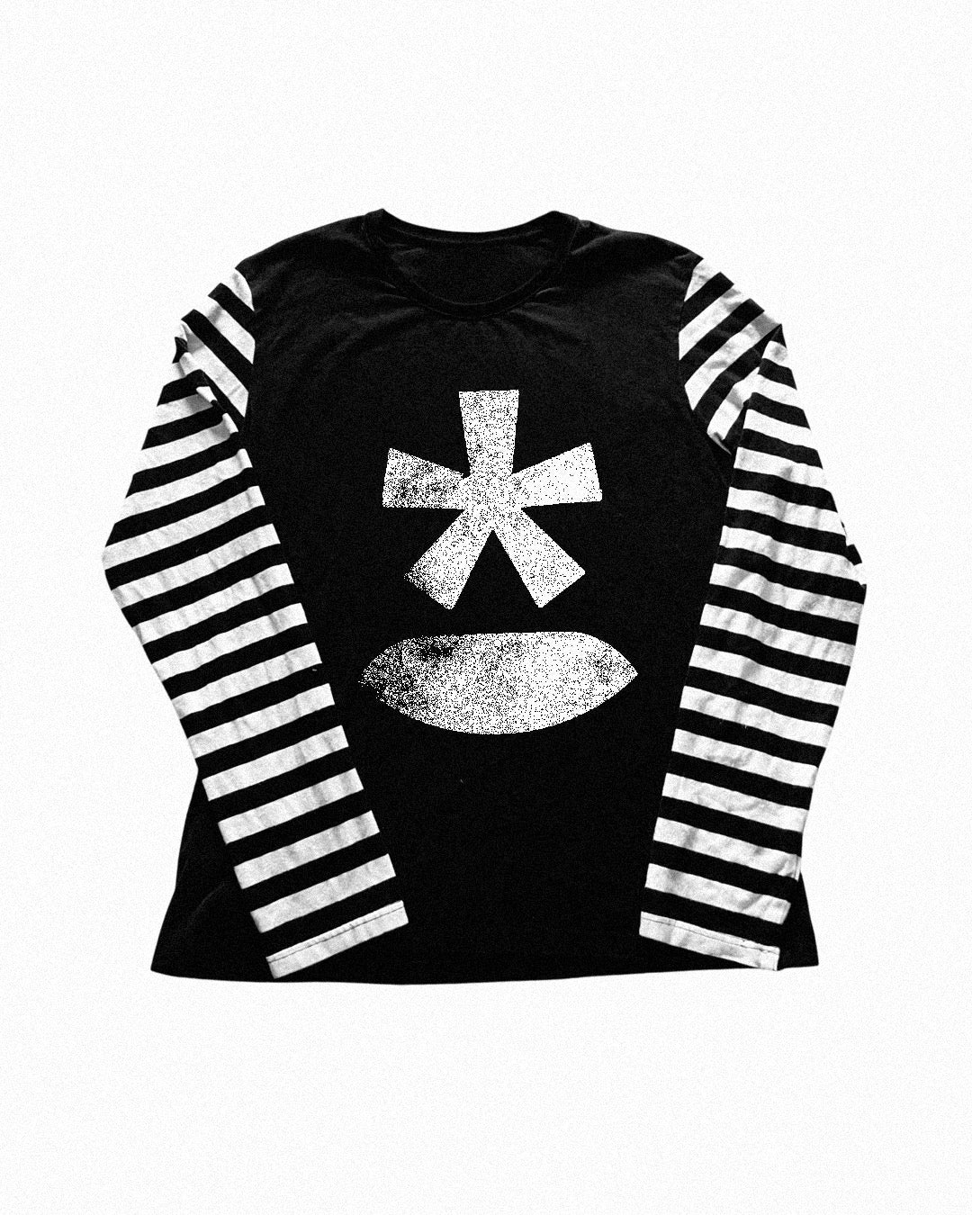 "Hidden Layers" Cropped Long Sleeve Shirt